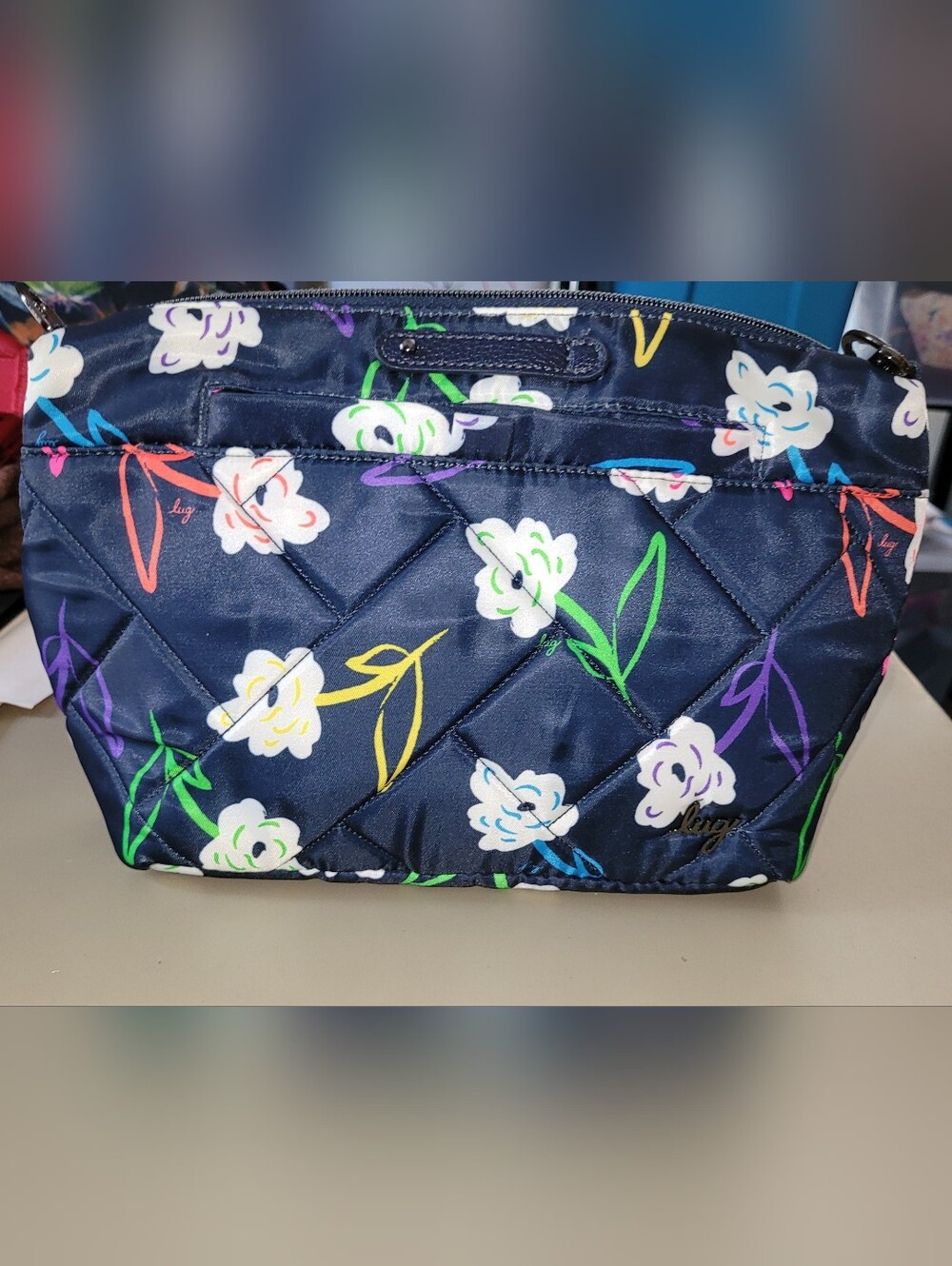 Lug Flare - Blue Floral Crossbody.